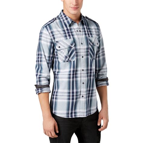 camisas guess original|guess men's button tops.